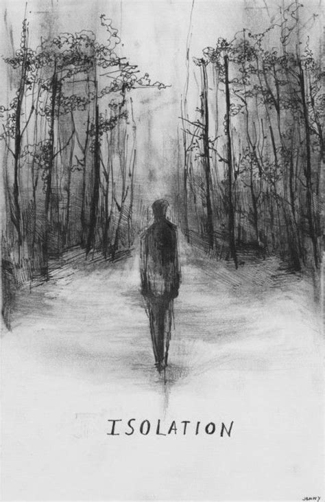 Deep Meaning Alone Feeling Sad Drawings Inspirational Quotes Art