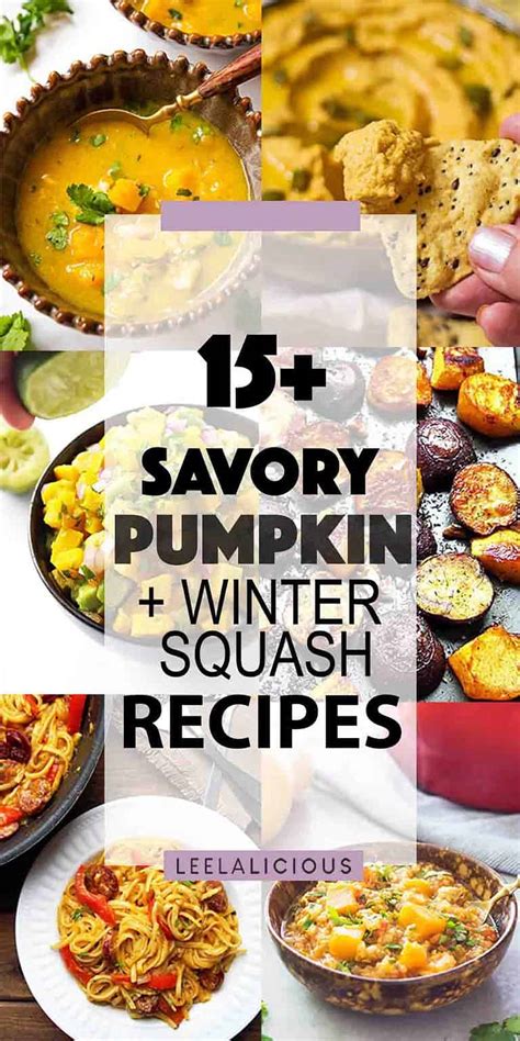 15 Savory Pumpkin Recipes Leelalicious