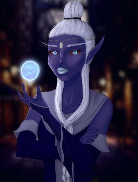 Oc Art Clarity The Drow Cleric Rdnd