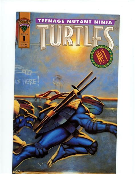 Teenage Mutant Ninja Turtles 1 Ac Farley Cover Art 92 1993