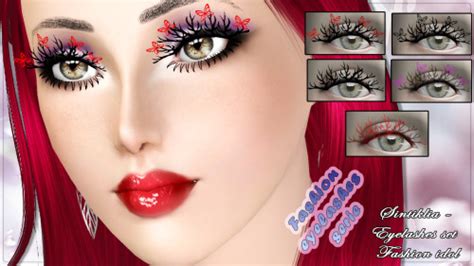 Sims 3 Cc Finds Sintiklia Big Set Of Eyelashes Few Collections