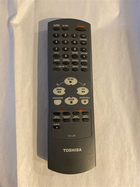 Toshiba Vc L2b Tvvcr Remote Control Etsy