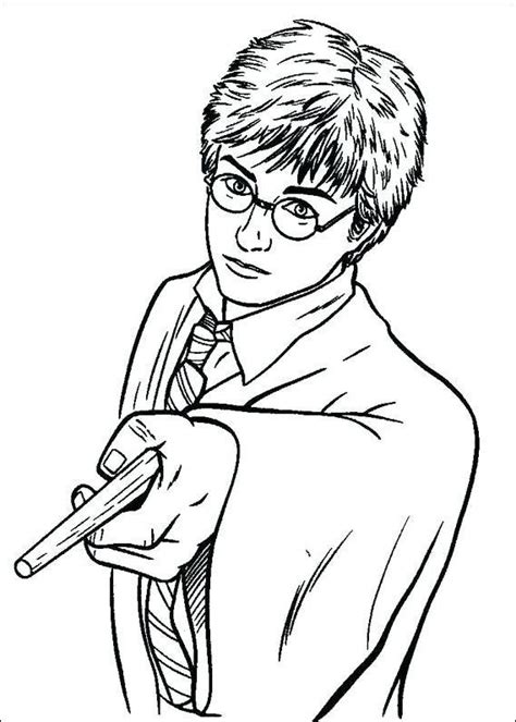 Pronto Para Imprimir Imagem Harry Potter Em Desenho Desenhos Para