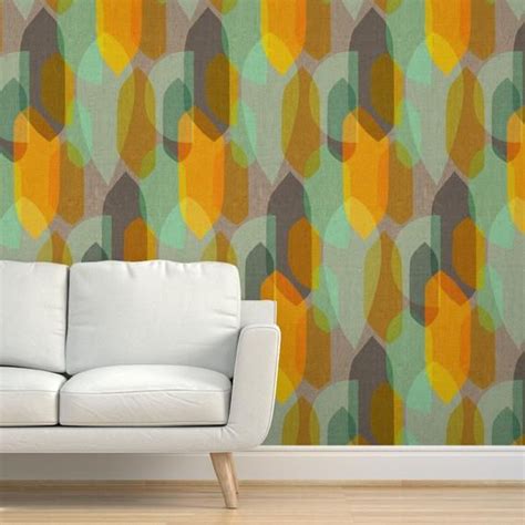Mid Century Modern Wallpaper Mid Century Colour Blocks