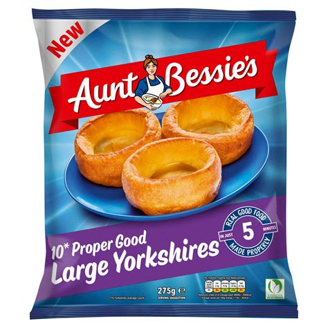 Aunt Bessies 10 Proper Good Large Yorkshires 275g Yorkshire Puddings