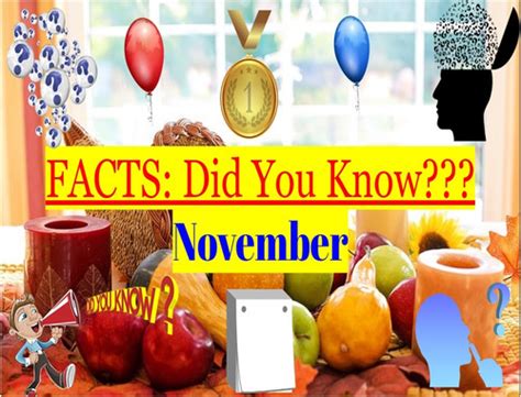 Daily Warm Up Closers For Class Facts Did You Know November