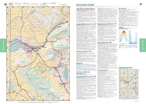 Washington Recreation Wall Map Benchmark Maps