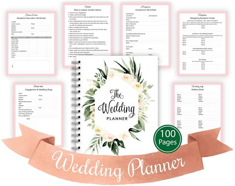 Wedding Planner Printable Ultimate Printable Wedding Planning Etsy