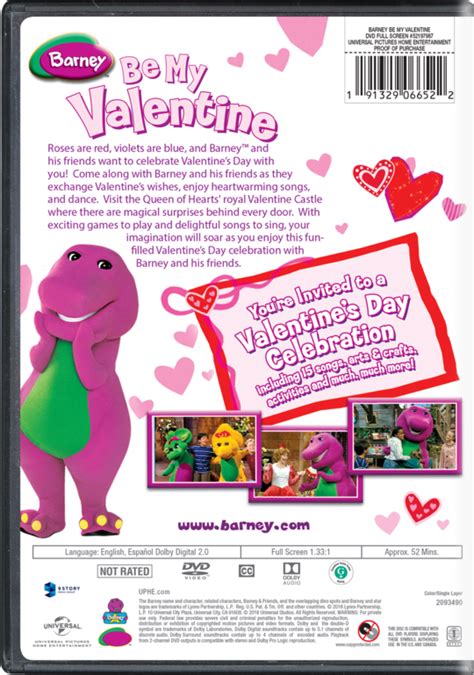 Barney Be My Valentine Own And Watch Barney Be My Valentine