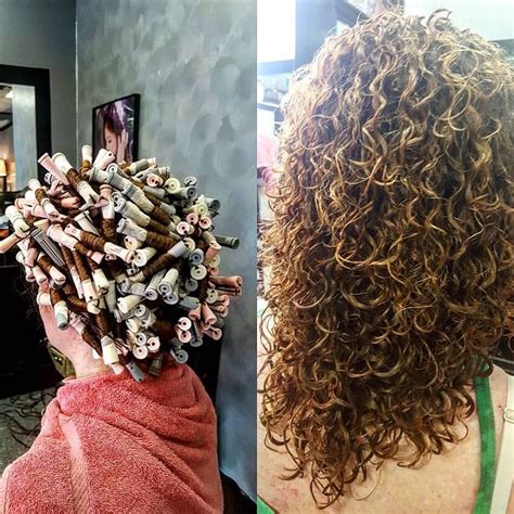 Gorgeous Spiral Piggyback Perm On Various Rod Sizes Permed Hairstyles