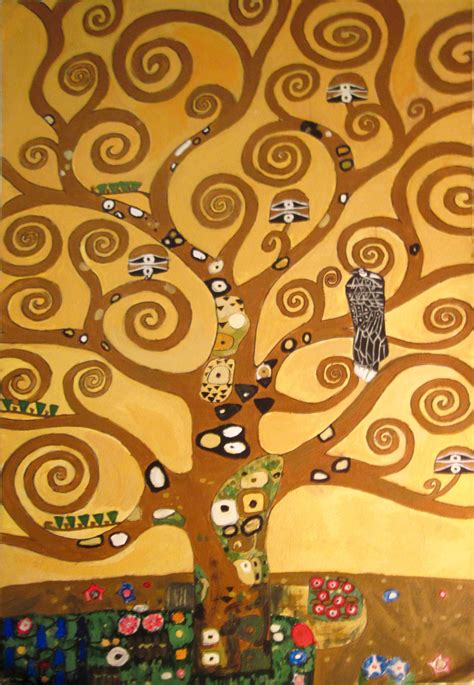 Art At Amy Northwest Cycle 2 6th Grade Gustav Klimts Tree Of Life