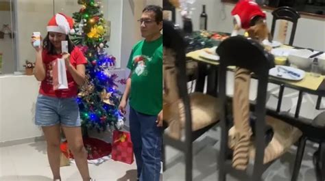Video Una Familia Abría Los Regalos De Navidad Y Su Perro Aprovechó El
