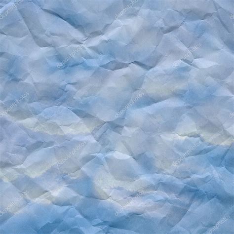 Blue Crumpled Paper Blue And White Crumpled Paper Texture — Stock