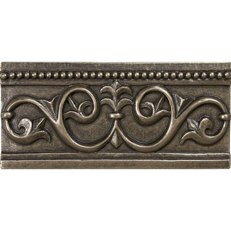 • fireclay tile is one of the only companies that offers fully customizable tile trim. Anatolia Tile Bronze Metal Crown Tile (3-in x 6-in) in the ...