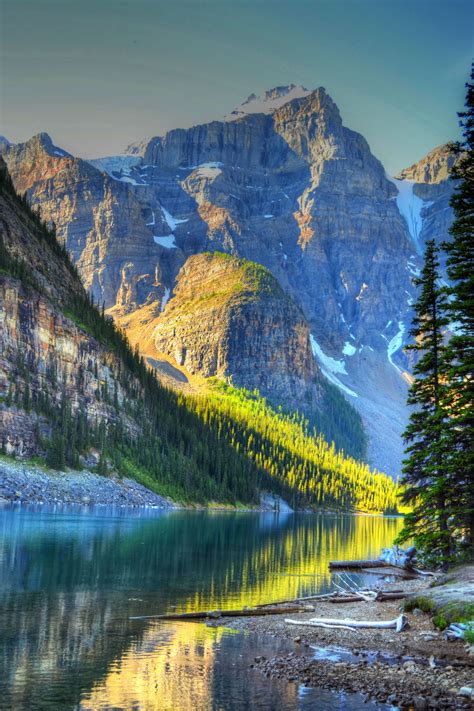 Moraine Lake Alberta Canada Beautiful Places Nature Wonders Of