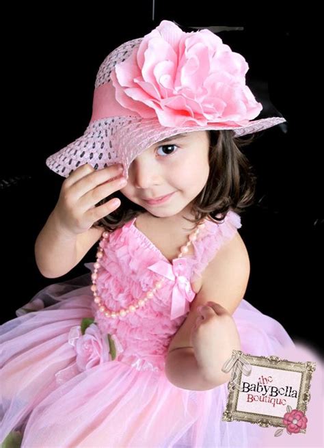 Items Similar To Tea Party Hat Easter Hat For Little