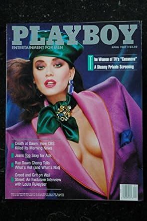 PLAYBOY US 1987 04 THE WOMEN OF TV S CASANOVA Anna Clark Ava Fabian