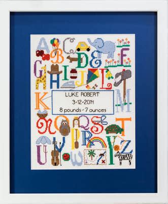 Free counted cross stitch patterns of birth anouncements. Baby Birth Announcements - Cross Stitch Patterns & Kits ...