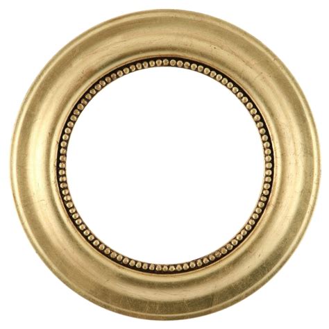 Download Golden Round Frame Transparent Background Hq Png Image