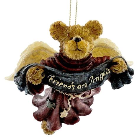 Boyds Resin Friends Are Angels Holiday Ornament Holiday Ornaments