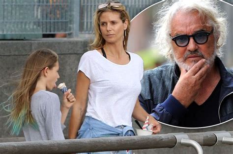 Italian Businessman Flavio Briatore Admits He Never Sees His Daughter With Heidi Klum Leni And