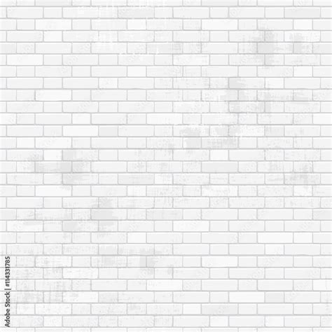 Old White Brick Wall For Your Design Seamless Texture Stock
