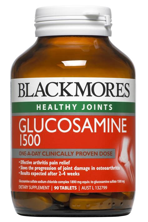 Glucosamine is one of the most popular dietary supplements worldwide. Buy Blackmores Glucosamine Sulfate 1500mg Online - 90 Tabs ...