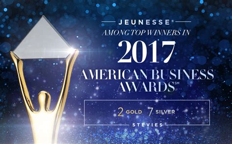 Jeunesse® Among Leading Winners In 2017 American Business Awards With