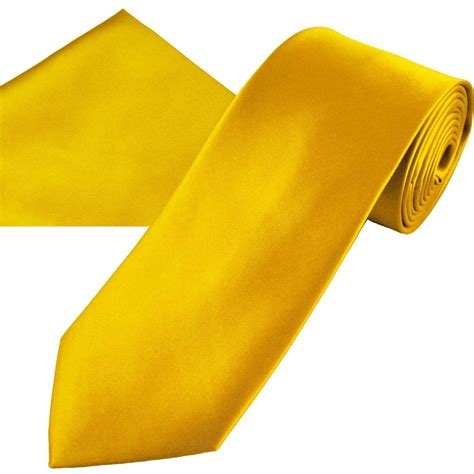 Plain Mustard Gold Tie Pocket Square Handkerchief Set From Ties Planet Uk