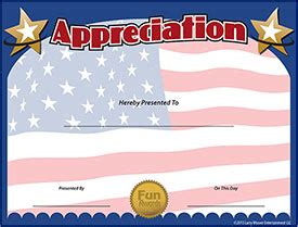 Funny Award Ideas: Veterans Day Appreciation Certificates