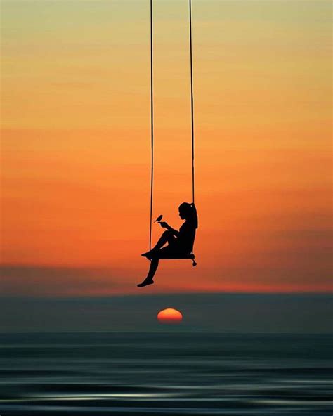 Sunset Swing Sunset Pictures Sunset Photography Silhouette Photography