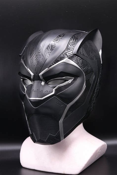 Check spelling or type a new query. Black panther Inifinity war helmet 1:1 scale fully pattern ...
