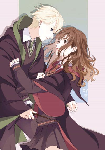 Image Result For Draco X Hermione Harry Potter Anime Harry Potter