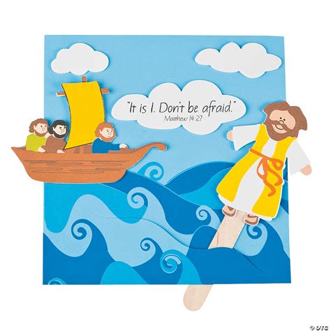 Jesus Walks On Water Craft Kit Makes 12 Oriental Trading