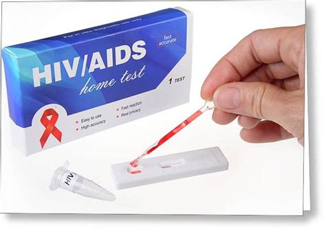 Because this test is specific for human blood, no special drug or dietary restrictions are required. Home Blood Test Kit For Hiv Aids Photograph by Cordelia Molloy