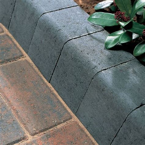 Bradstone Block Kerb Large In Charcoal Simply Paving