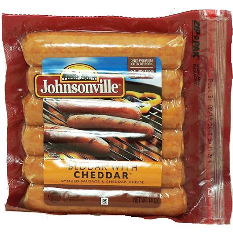 Johnsonville Beddar With Cheddar Smoked Sausage And Cheddar Cheese 14oz