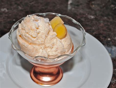 Ginger Cantaloupe Ice Cream