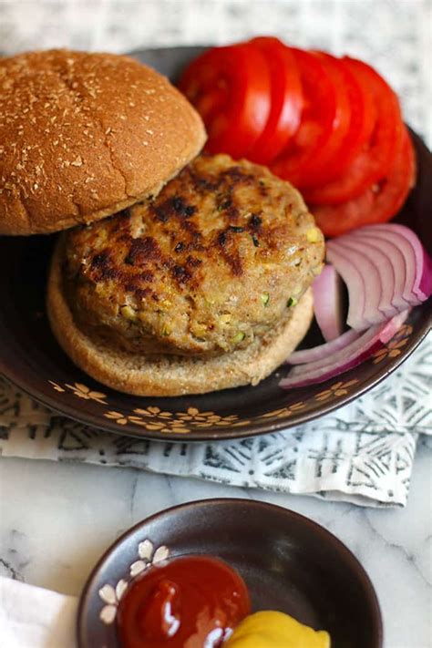 Grilled Zucchini Turkey Burgers Suebee Homemaker