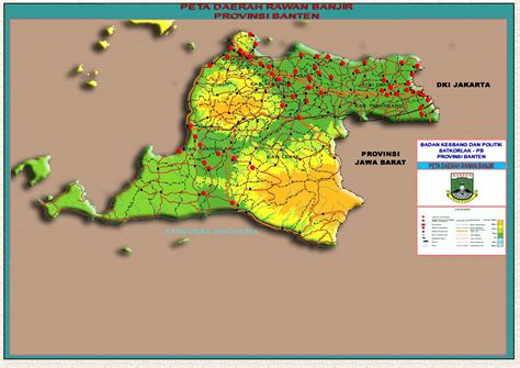 Provinsi, dan daerah yang menjadi mitra penghubung simpul jaringan informasi geospasial nasional (jign). BPBD | Peta Daerah Rawan Banjir