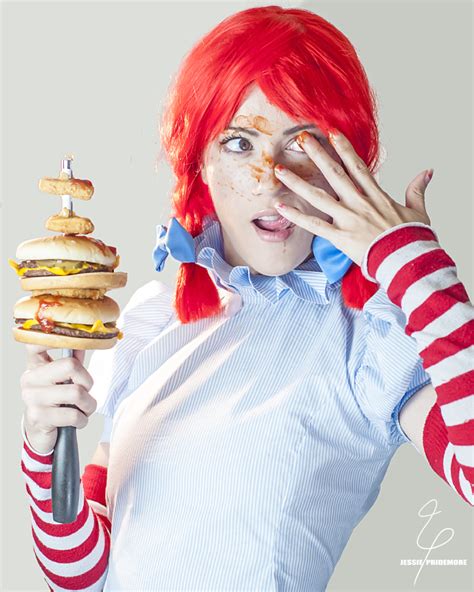 wendy s cosplay smug wendy s know your meme