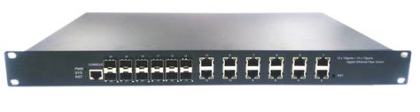 101001000mbps Ethernet Fiber Optic 12 Port Industrial Poe Managed