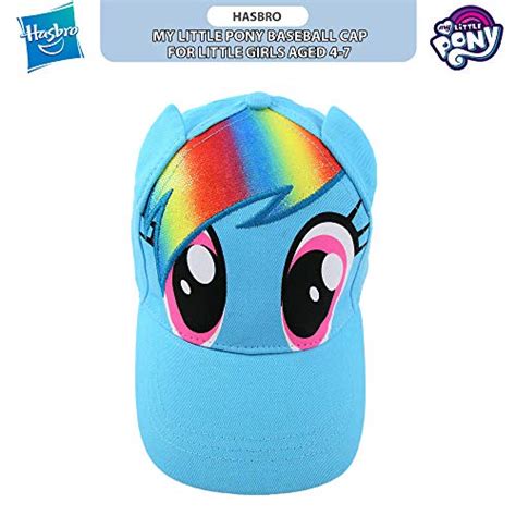 Hasbro Little Girls Pony Character Cotton Baseball Cap Light Blue