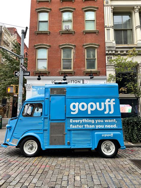 Gopuff | Branded Vintage Vehicle | Experiential marketing, Marketing