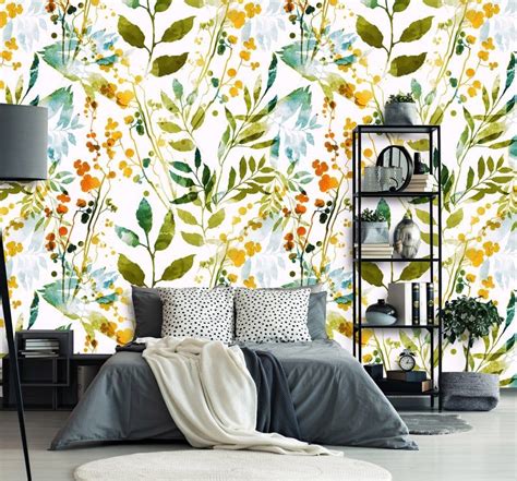 Removable Peel N Stick Wallpaper Self Adhesive Wall Etsy Peel N