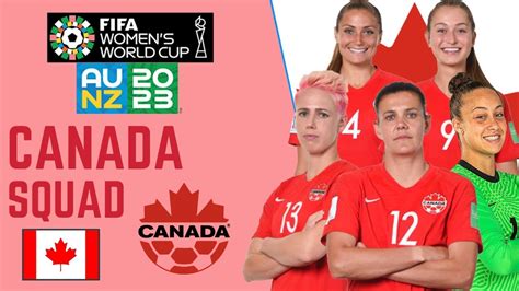 Canada Official Squad Fifa Women S World Cup Footworld Youtube