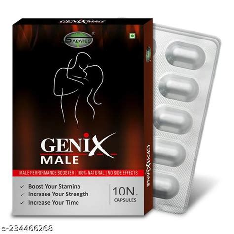 Genix Male Ayurvedic Supplement Shilajit Capsule Sex Capsule Sexual Capsule Improves Orgasm Size