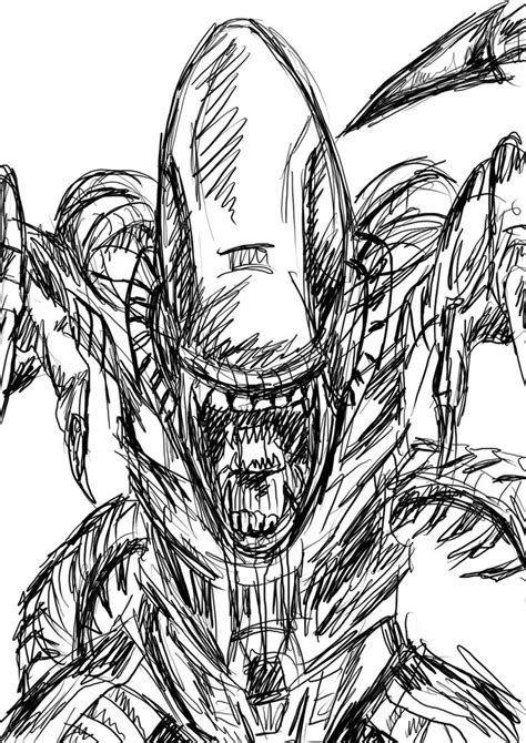 Honestly whether you are new or you've been drawing for years and are trying to improve your skills the is one thing i will always suggest above anything else. Alien Sketch Drawing at GetDrawings | Free download