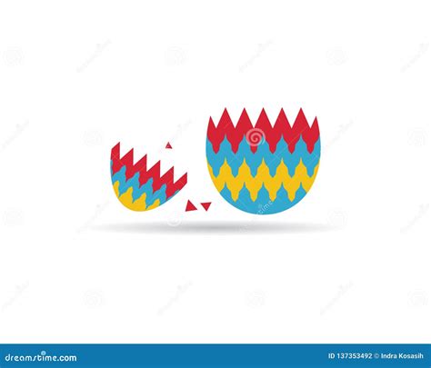 Egg Icon Vector Logo Stock Vector Illustration Of Color 137353492