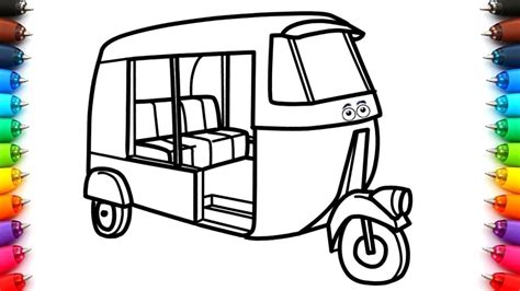How to write a biography for kids. Toy Auto Rickshaw Tuk Tuk Cartoon Car Drawing and ...